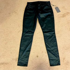 7 FOR ALL MANKIND Women AU0150126A Ankle Skinny Rose Metallic Jeans